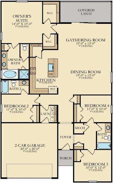 lennar home floorplan