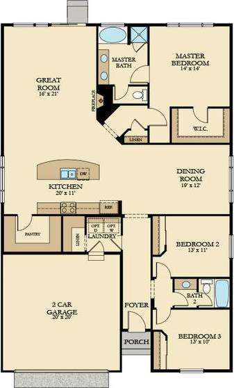 lennar home floorplan