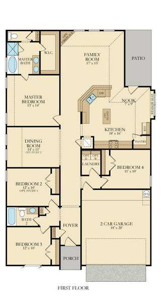 lennar home floorplan