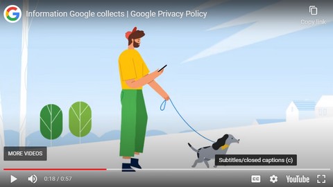 Youtube video of their privacy policy